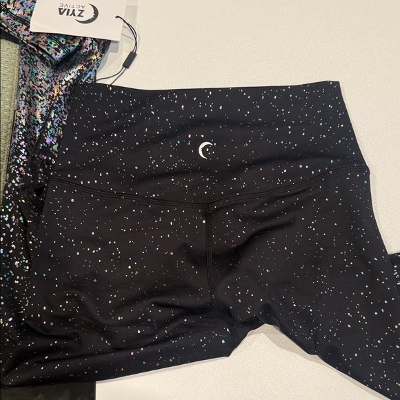 Ziya active Multicolor Sparkle Leggings. NWT. - Picture 3 of 6